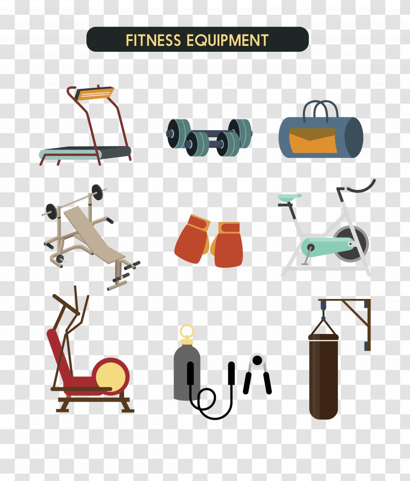 Dumbbell Physical Fitness Exercise Equipment Icon - Vector Material Transparent PNG