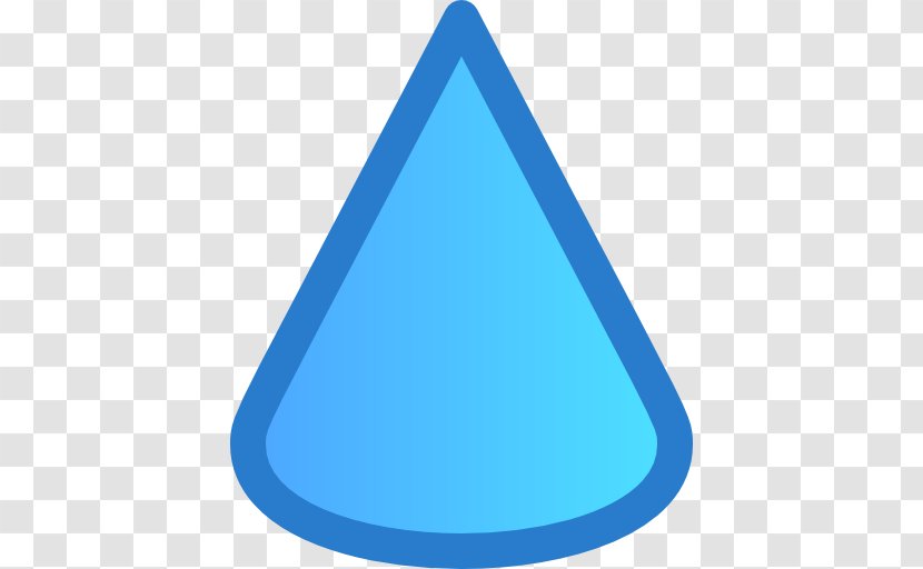 Triangle - Cone - Azure Transparent PNG