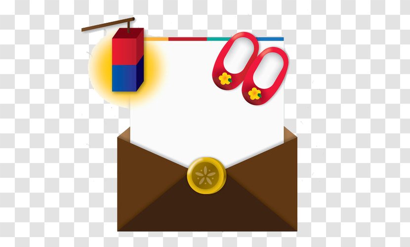 Envelope Cartoon Envolvente - Chuseok - Shoes Lamp Transparent PNG