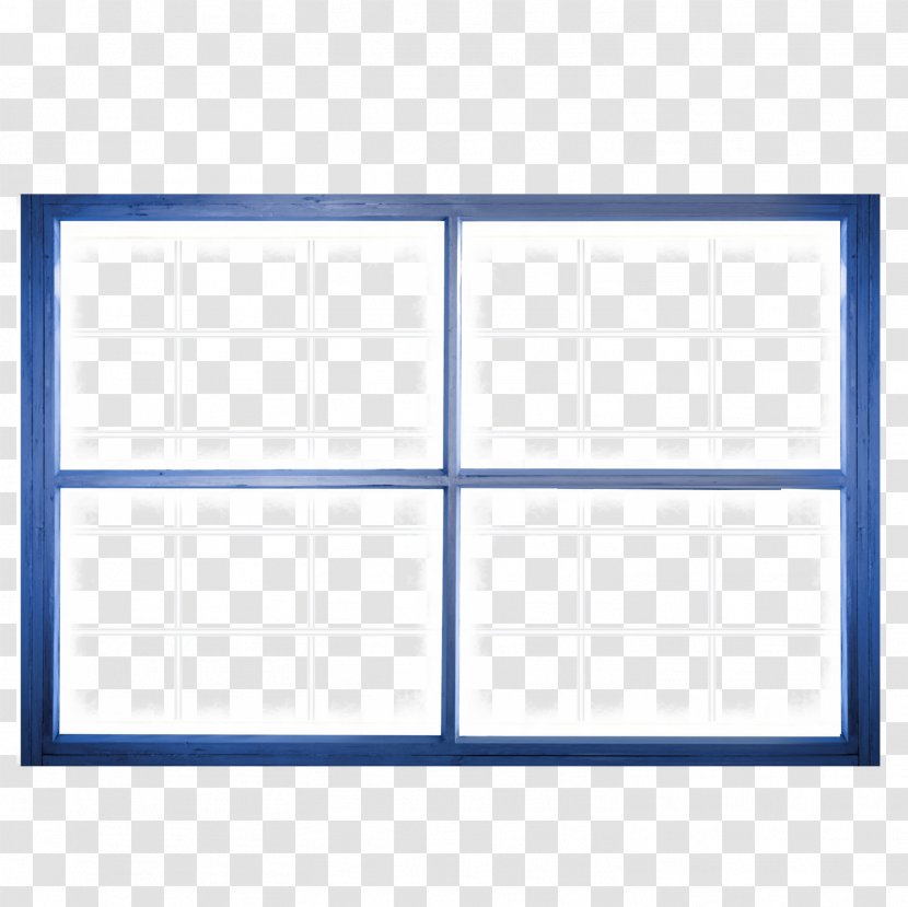 Window Square Area Pattern - Blue - Windows Transparent PNG