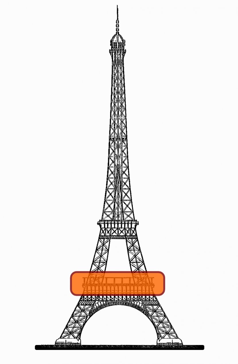 Eiffel Tower Champ De Mars Seine Clip Art - Paris Transparent PNG
