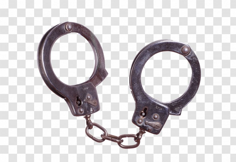 Handcuffs Stock Photography Chain Crime - Prisoner - Law Enforcement Tools Transparent PNG