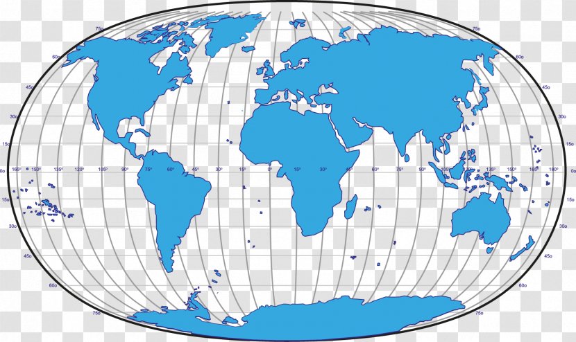 World Map Globe Vector Graphics - Projection Transparent PNG
