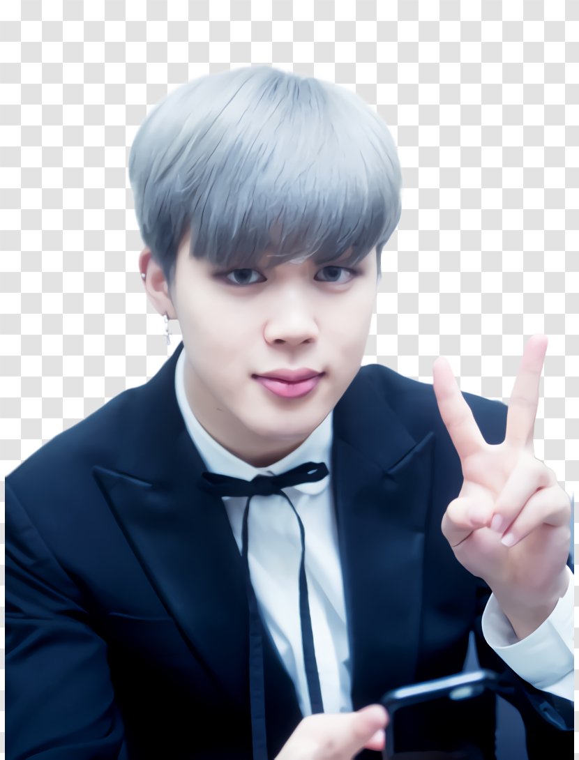 Jimin South Korea BTS Bowl Cut Hair Coloring - Formal Wear Transparent PNG