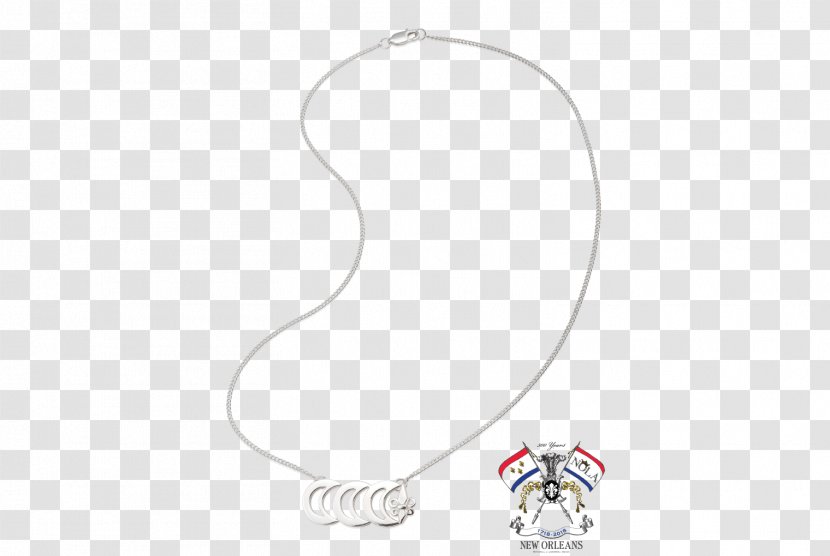 Body Jewellery Necklace Silver - Fashion Accessory Transparent PNG