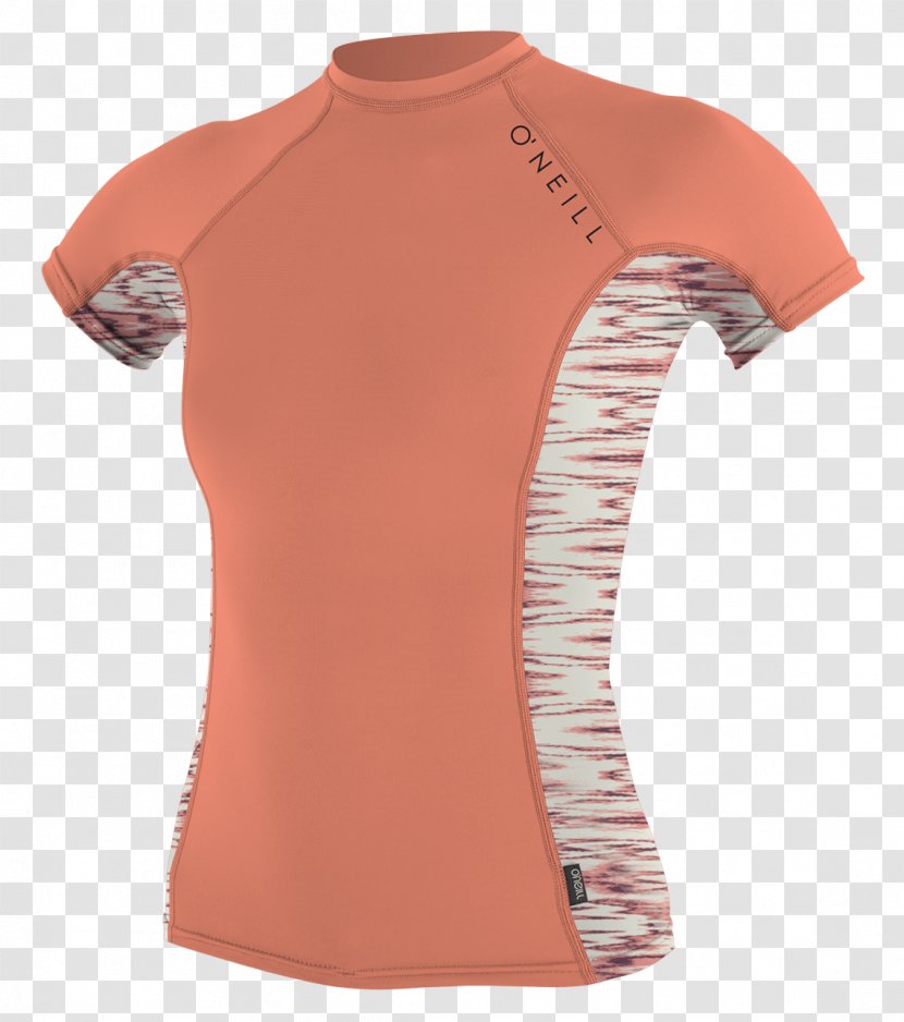 Sleeve T-shirt Rash Guard Wetsuit O'Neill - Active Shirt Transparent PNG