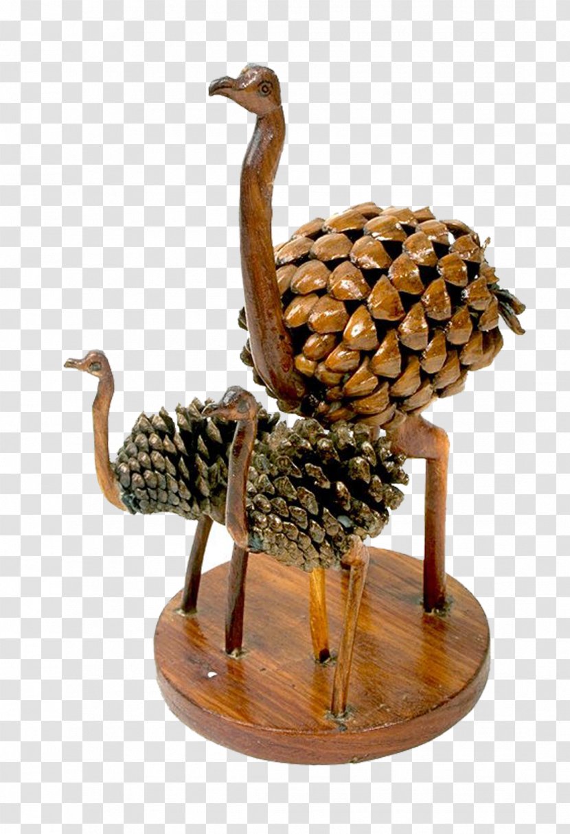 Common Ostrich Museo De Arte Popular Wood Handicraft Work Of Art - Artwork Transparent PNG