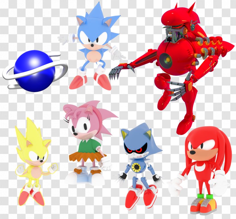 Knuckles' Chaotix Metal Sonic Knuckles The Echidna Mania Doctor Eggman - Character - Hedgehog Transparent PNG
