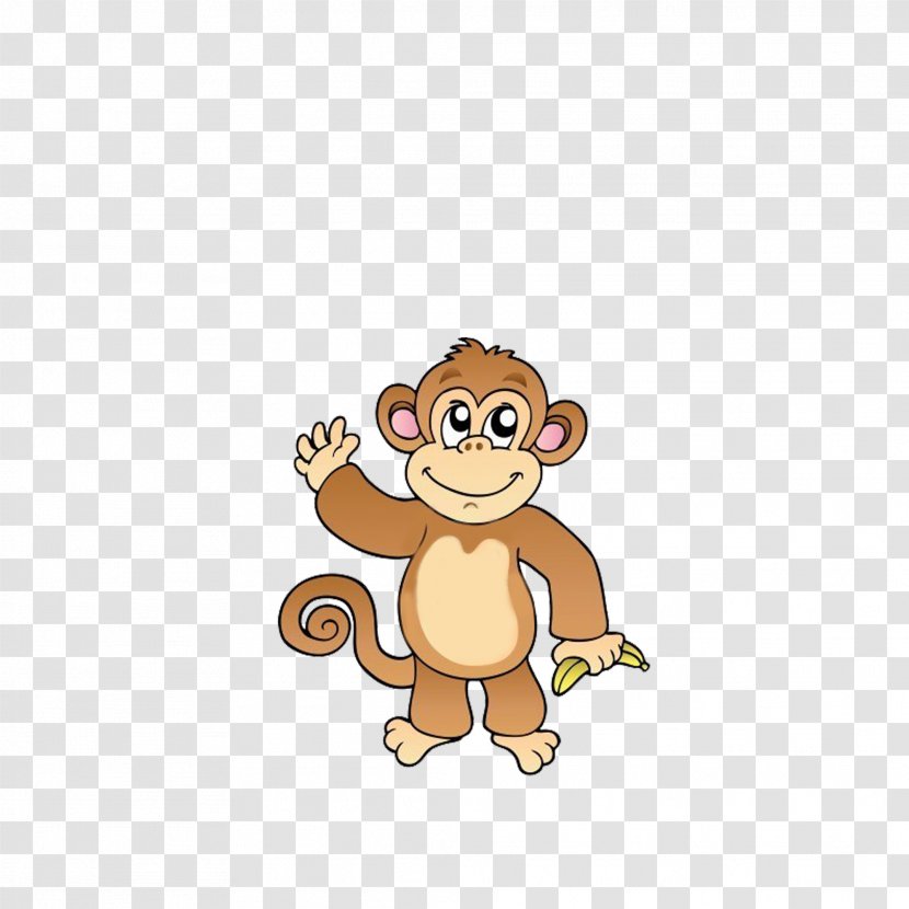 Chimpanzee Monkeys And Apes Clip Art - Lion - Monkey Transparent PNG