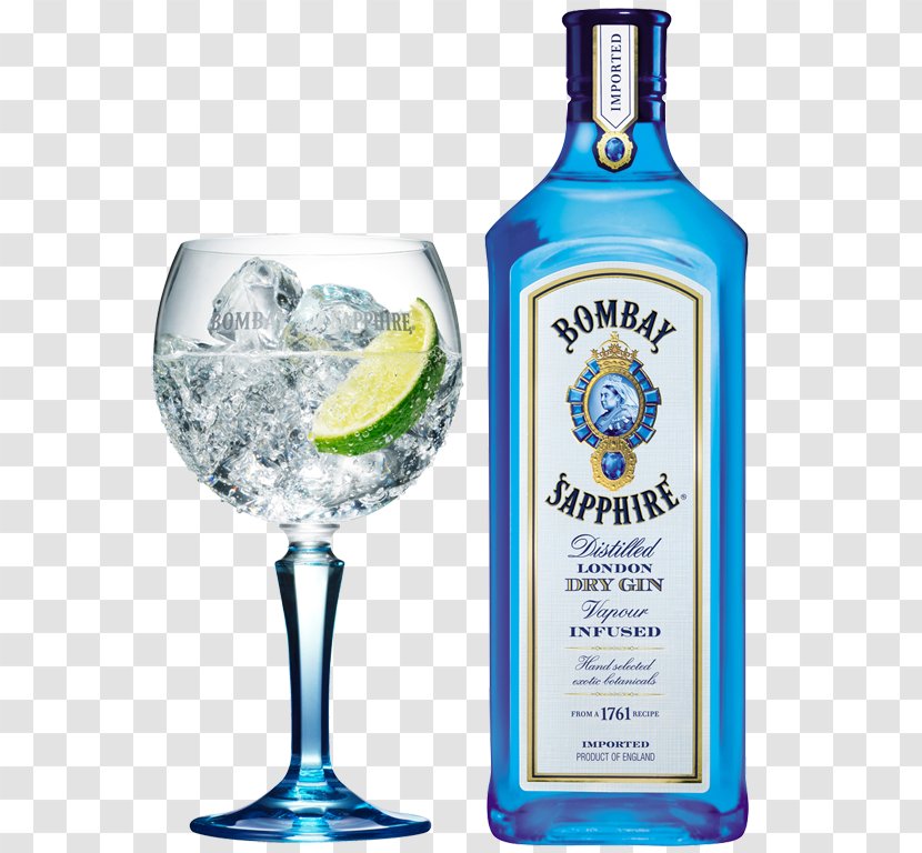 Bombay Sapphire Gin Cocktail East London Dry Transparent PNG