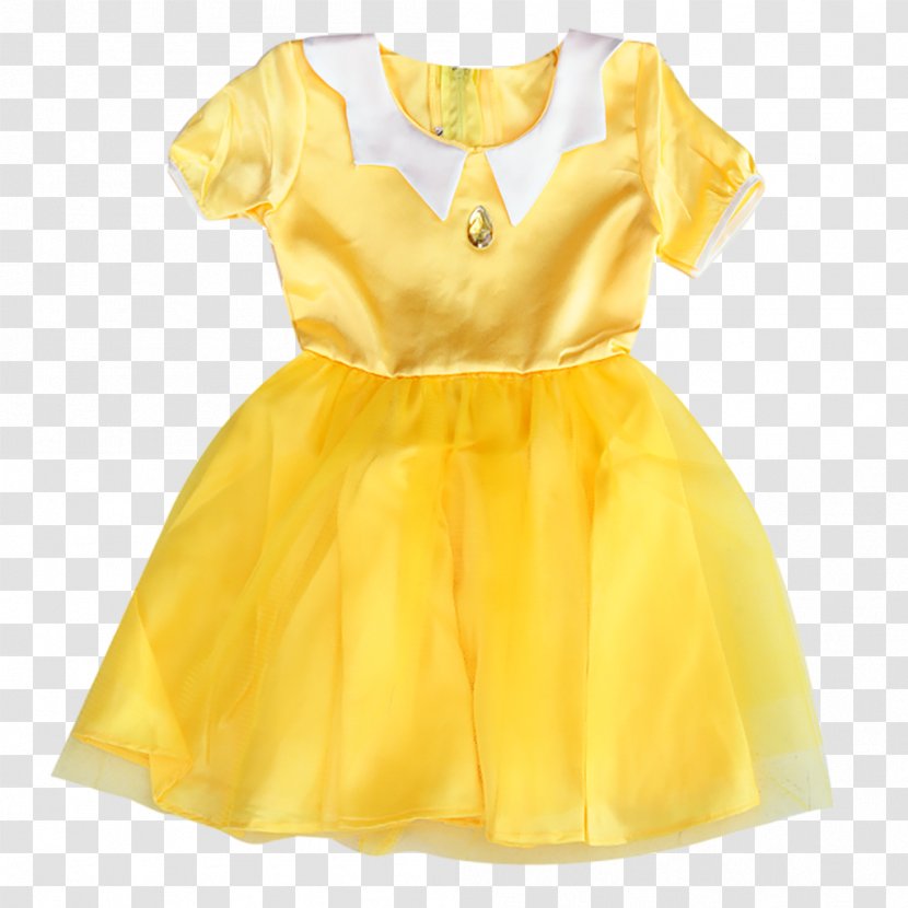 Cocktail Dress Yellow Clothing Satin - Handbag Transparent PNG