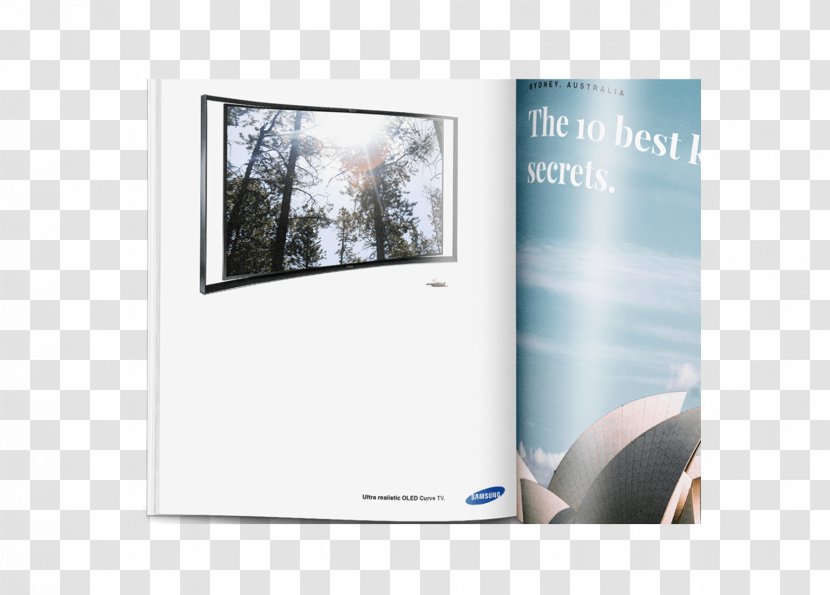 Advertising Television Samsung Mockup - Brand - Compliments Transparent PNG
