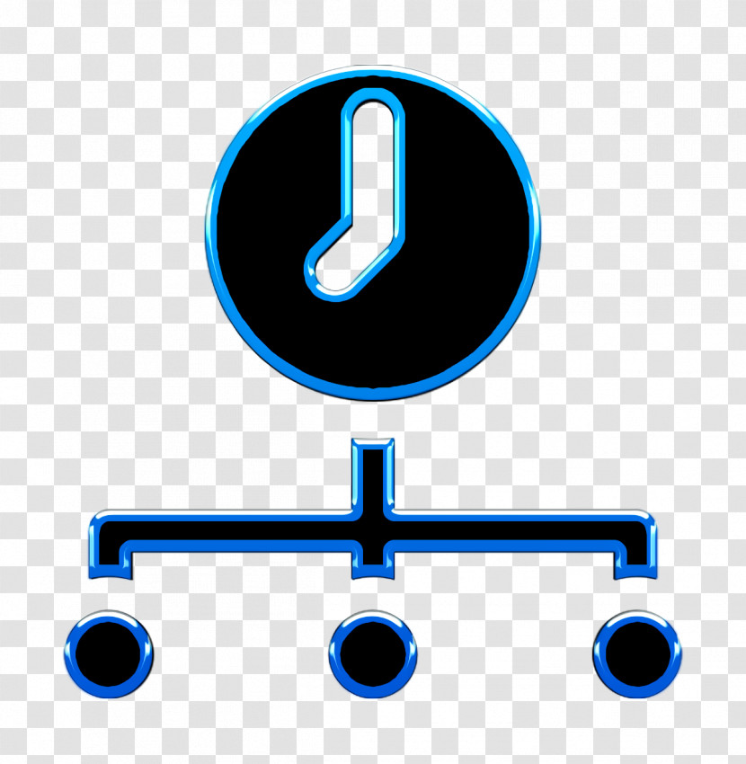 Time Icon Filled Management Elements Icon Transparent PNG