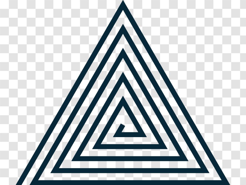 Labyrinth Triangle - Maze Transparent PNG