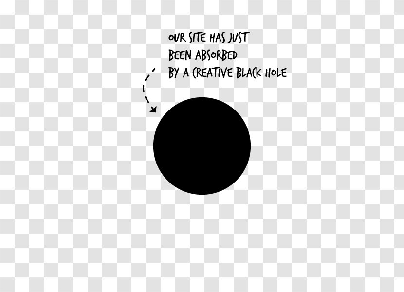Logo Circle Brand Point - White - Creative Black Hole Transparent PNG