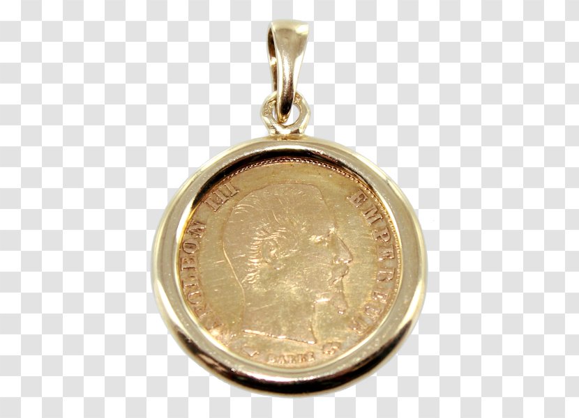 Locket Gold Coin Louis D'or Charms & Pendants - Cartoon - Jewelry Transparent PNG