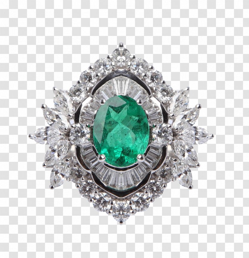 Emerald Ring Diamond Jewellery - And Transparent PNG