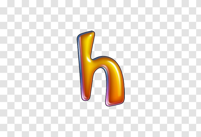 Yellow Font - Drops The Letter H Transparent PNG