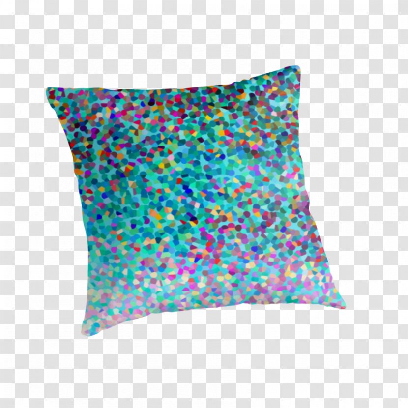 Aqua Throw Pillows Canvas Print Abstract Art - Multicolored Bubble Transparent PNG