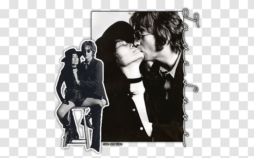 Murder Of John Lennon The Beatles Menlove Ave. & Yoko - Watercolor - True Love Transparent PNG