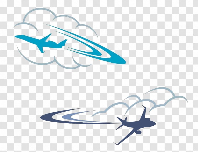 Airplane Logo - Text Transparent PNG