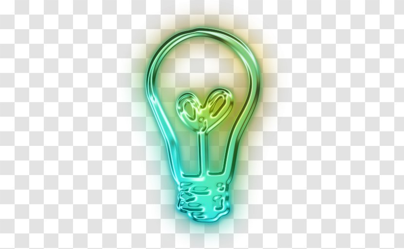 Incandescent Light Bulb Neon Lamp Lighting - Glowing Transparent PNG