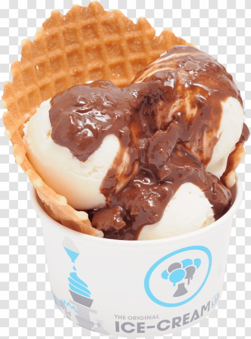 Chocolate Ice Cream Frozen Yogurt Sundae - Cones Transparent PNG