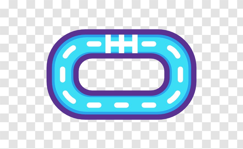 Athletics Track - Blue - Oval Transparent PNG