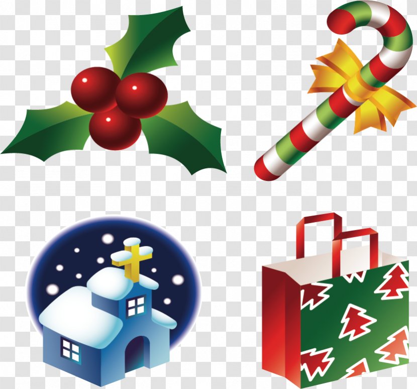 Snow Clip Art - Christmas Tree - Shopping Bags Transparent PNG