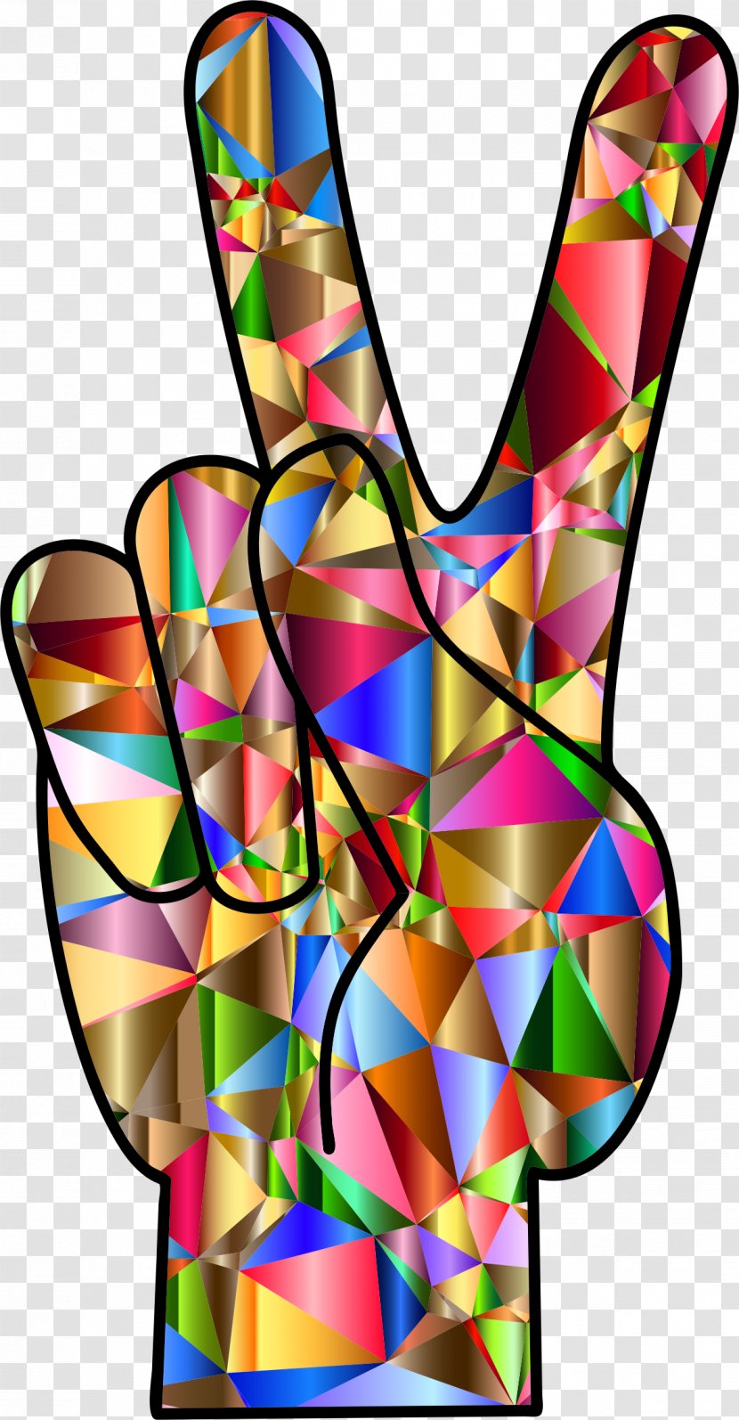 Peace Symbols V Sign OK Clip Art - Symbol Transparent PNG