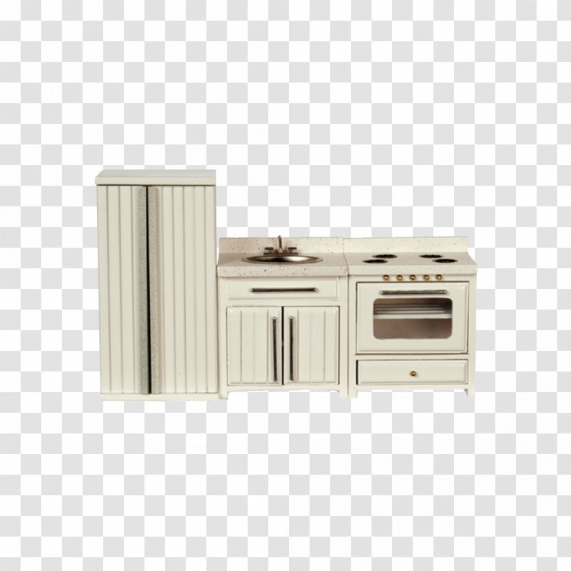 Buffets & Sideboards Drawer Product Design Angle Dollhouse - Cooking Ranges - White Dish Transparent PNG