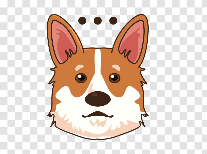 Dog Breed Pembroke Welsh Corgi Puppy Emoji Sticker Transparent PNG