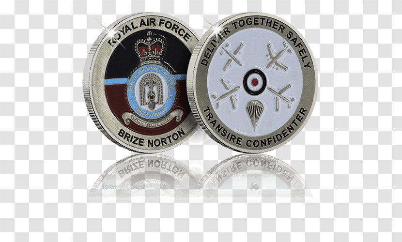 Commemorative Coin Silver Challenge Royal Air Force - Brand Transparent PNG