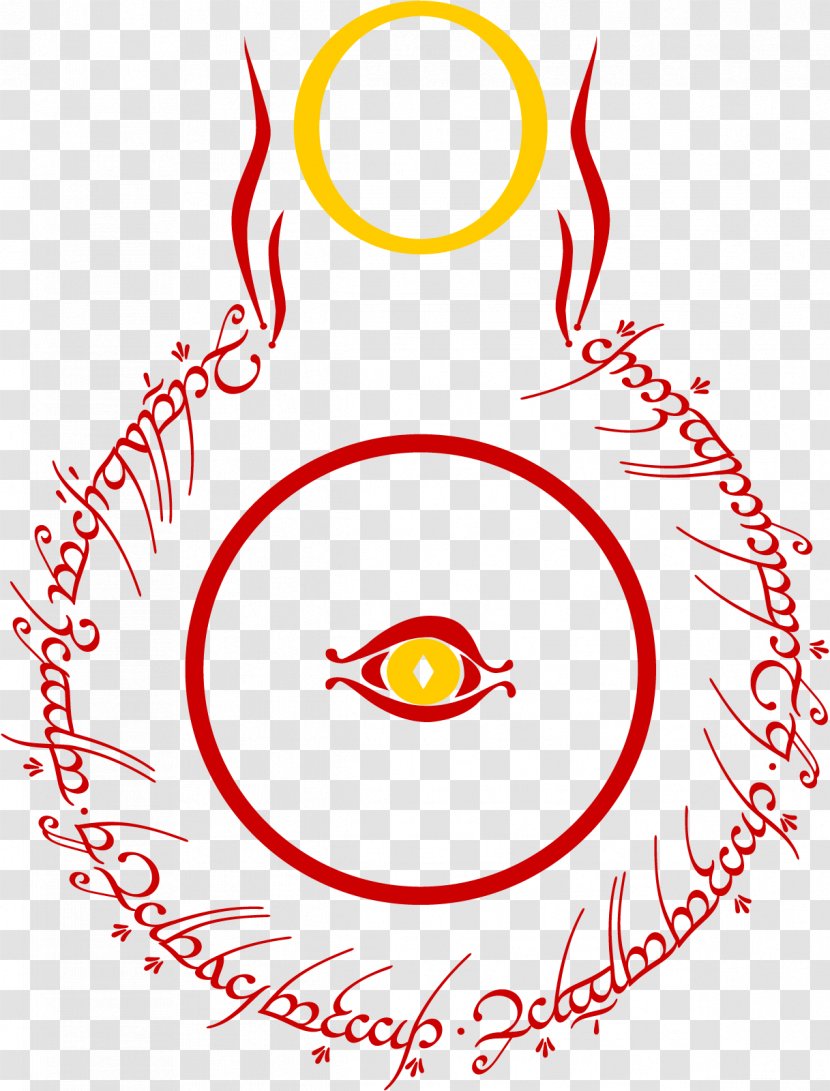 The Lord Of Rings Sauron Black Speech One Ring Quenya Transparent PNG