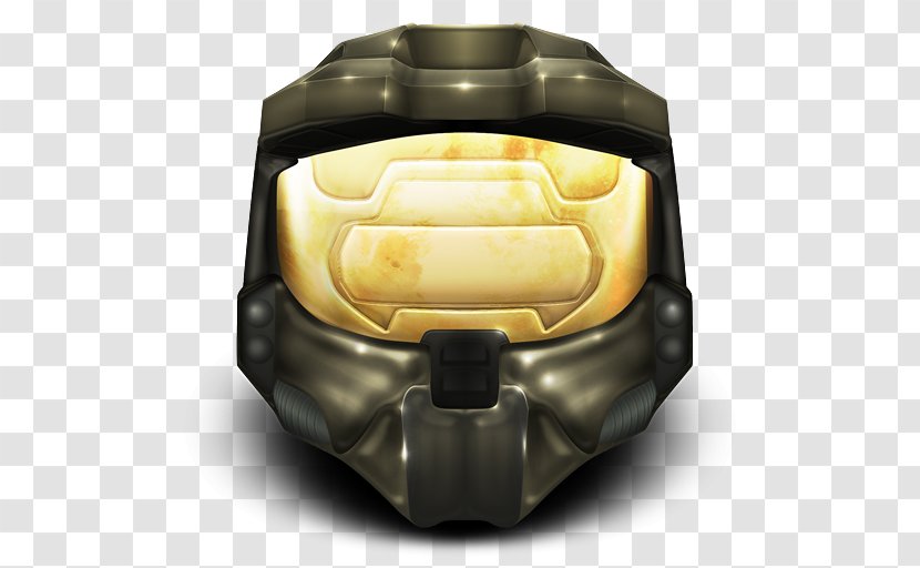 Halo 3 Halo: The Master Chief Collection Reach 4 Combat Evolved - Yellow - Helmet Icon Transparent PNG