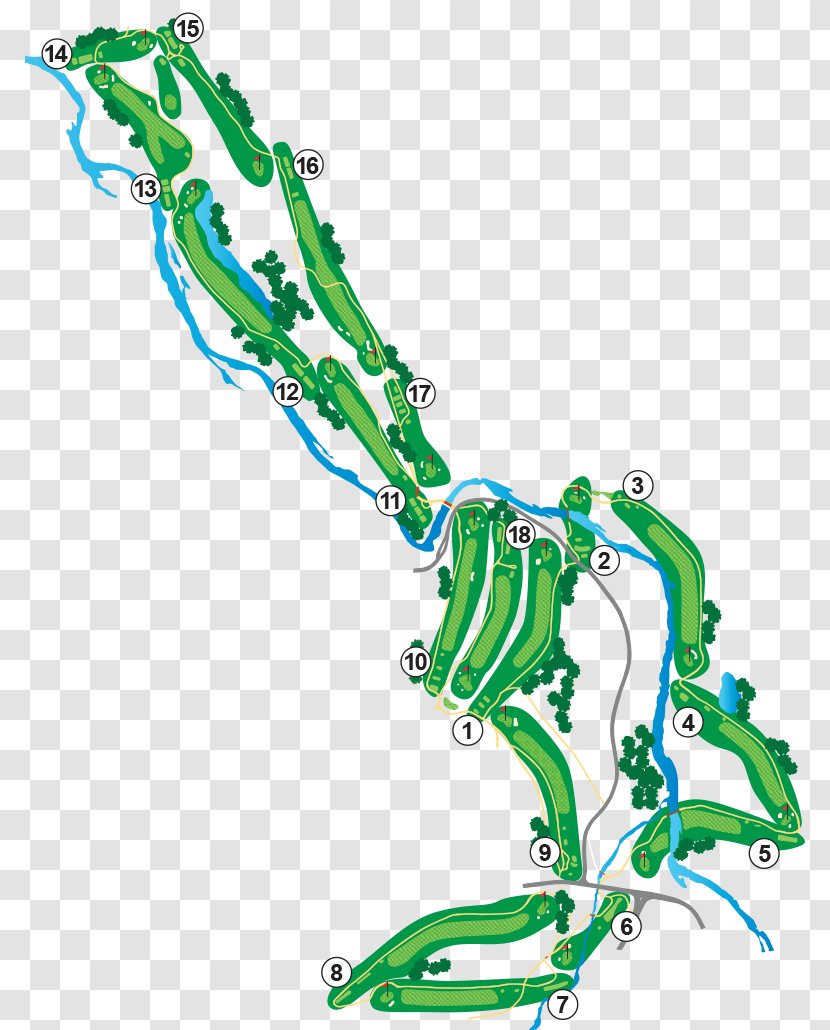 Country Club Association Golf Course Little Sugar Creek - Slope Transparent PNG