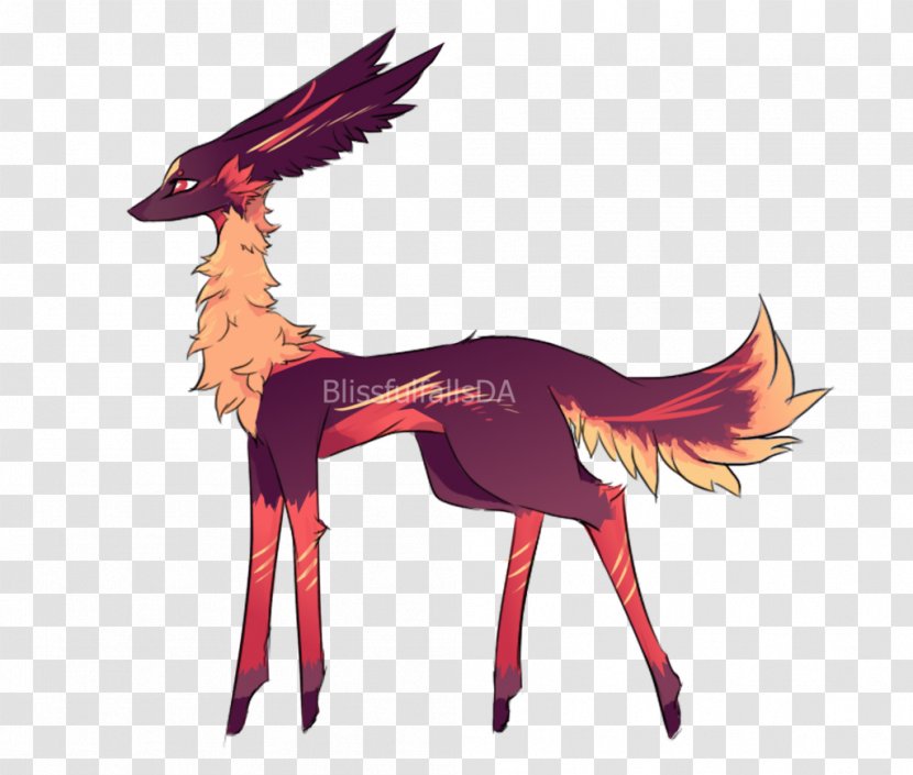 Mustang Art Mammal Deer - Vertebrate Transparent PNG