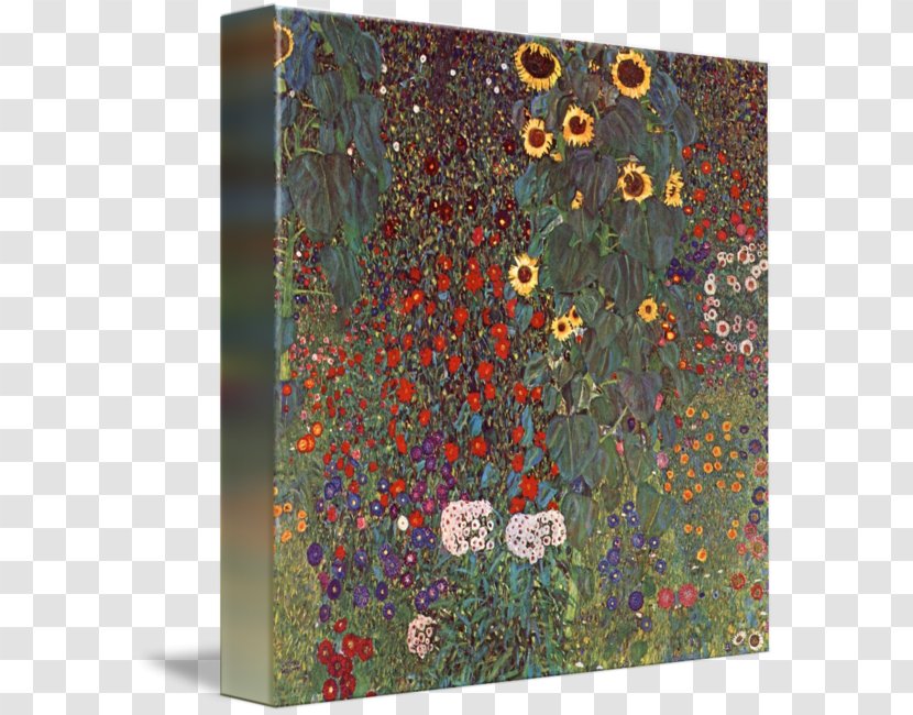 The Kiss Painting Canvas Artist - Work Of Art - Gustav Klimt Transparent PNG