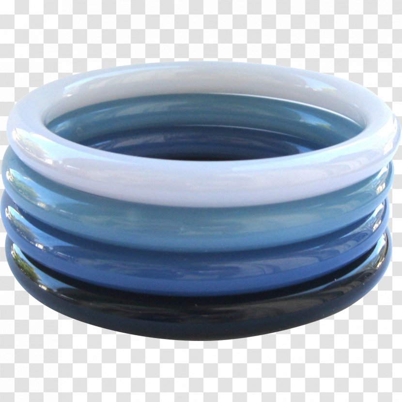 Cobalt Blue Glass Plastic Bangle Microsoft Azure Transparent PNG