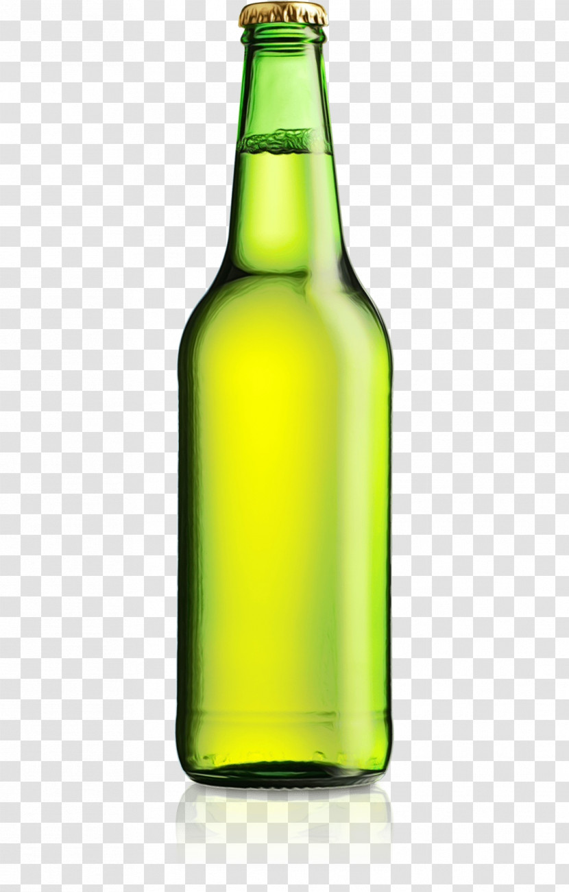 Bottle Glass Bottle Green Beer Bottle Drink Transparent PNG