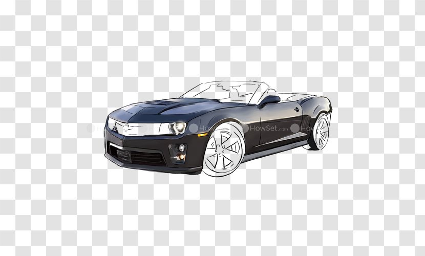 Car Chevrolet Ford Mustang Convertible Drawing - Grille Transparent PNG