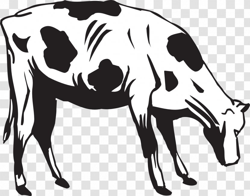 Cattle Eating Clip Art - Wildlife - Cow Transparent PNG