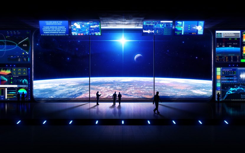 Desktop Wallpaper Science Fiction Imagination 1080p Display Resolution - Concept - Star Ocean Transparent PNG