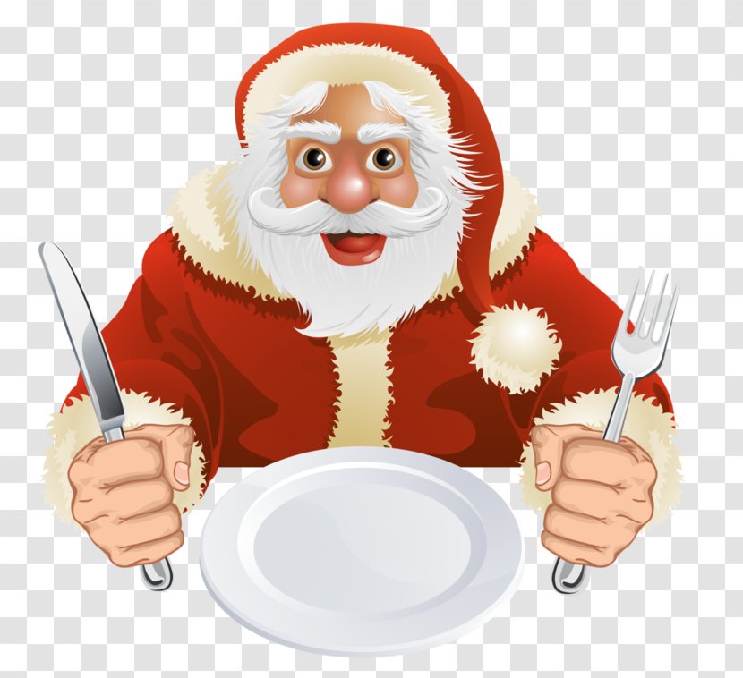 Santa Claus Cartoon - Food Transparent PNG