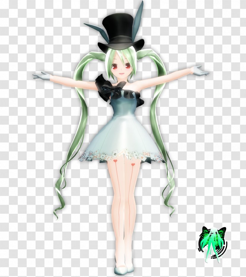 Figurine Costume Character Fiction Legendary Creature - Hatsune Miku Transparent PNG