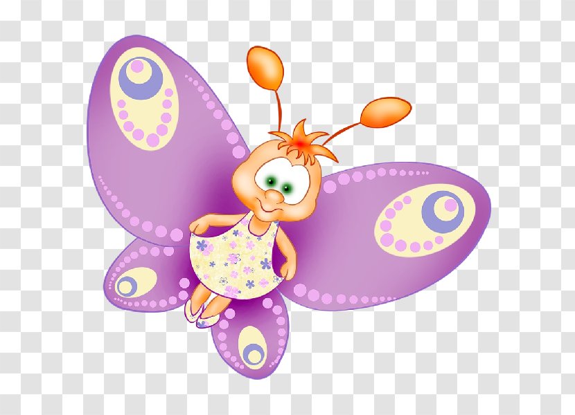 Butterfly Cartoon Clip Art - Organism Transparent PNG