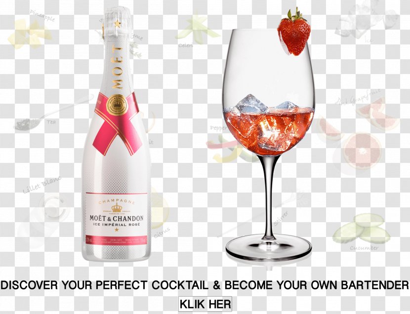 Champagne Wine Glass Moët & Chandon Rosé - Mo%c3%abt Transparent PNG