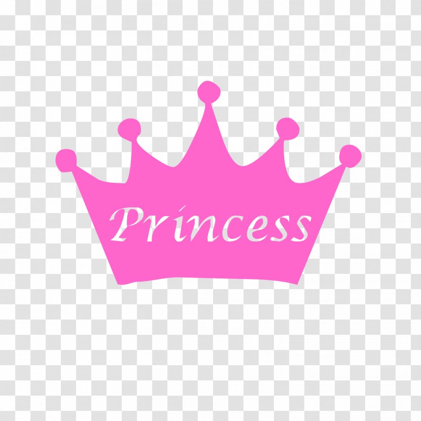 Pink Princess Crown. - Logo - Crown Transparent PNG