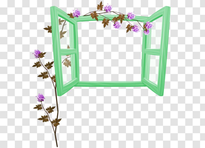 Window Picture Frames - Computer Software - Green Simple Flower Vine Decoration Pattern Transparent PNG