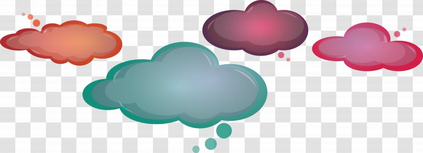 Dialogue Speech Balloon Desktop Wallpaper Clip Art - Heart - Clouds Clipart Transparent PNG